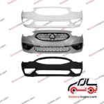 سپر جلو شاهین سفید (رنگ کوره ای) برند بدنه بازار - تصویر 2