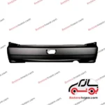 سپر عقب ۱۱۱ مشکی متالیک رنگ کوره‌ای